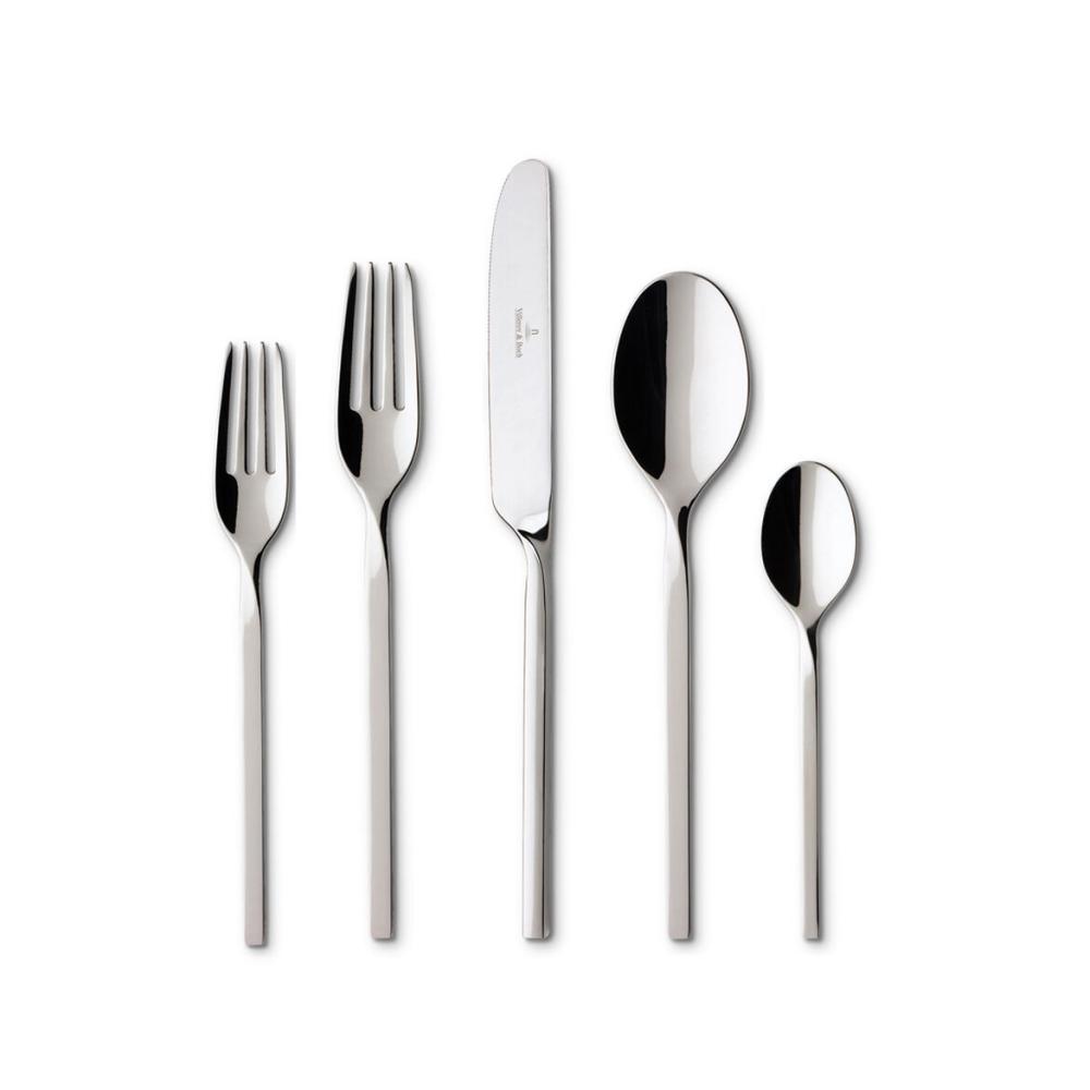 Flatware Sets | Wave Flatware 20 Pc Place Setting Flat Flatware & Utensils Flatware Sets